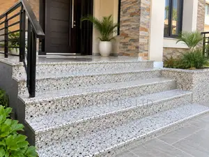 Outdoor Terrazzo Staircase Finishing & Installation