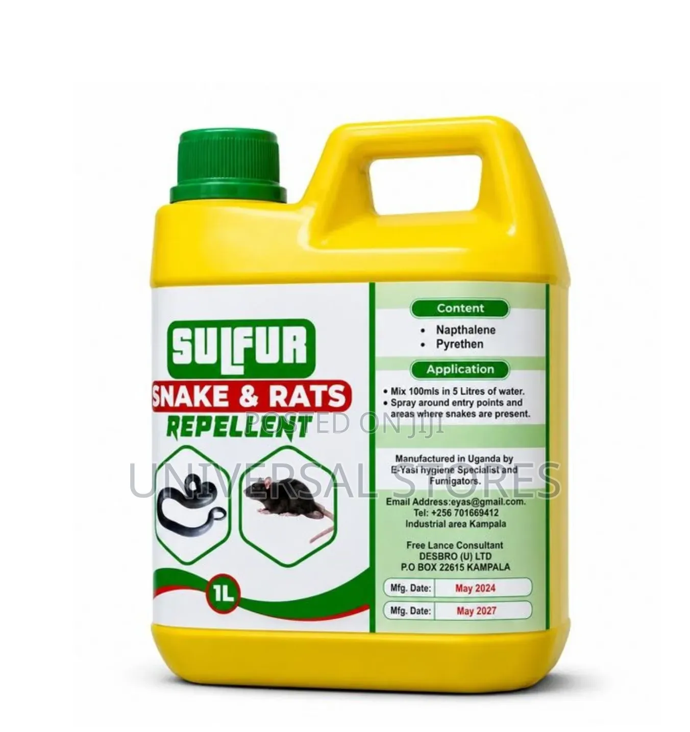 Snakes and Rats Repellent 1ltr.