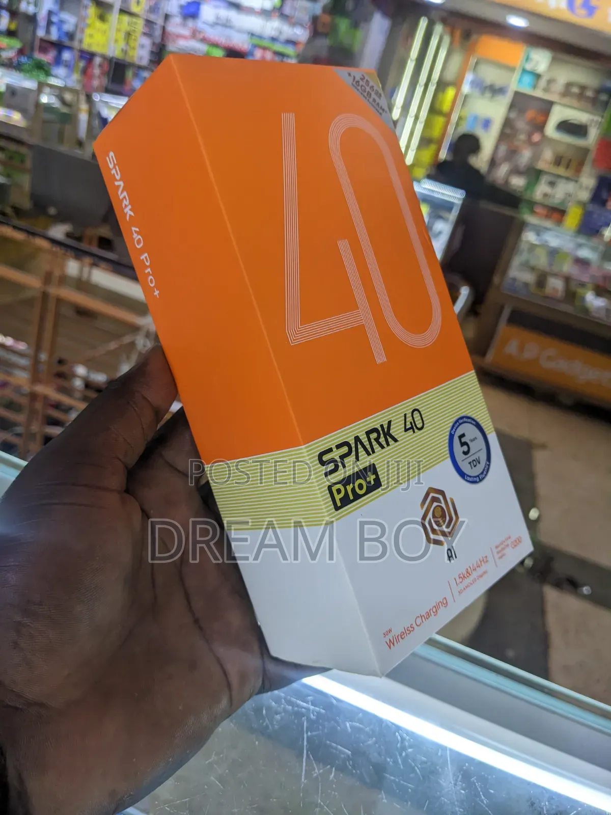 New Tecno Spark 40 Pro+ 256 GB Black