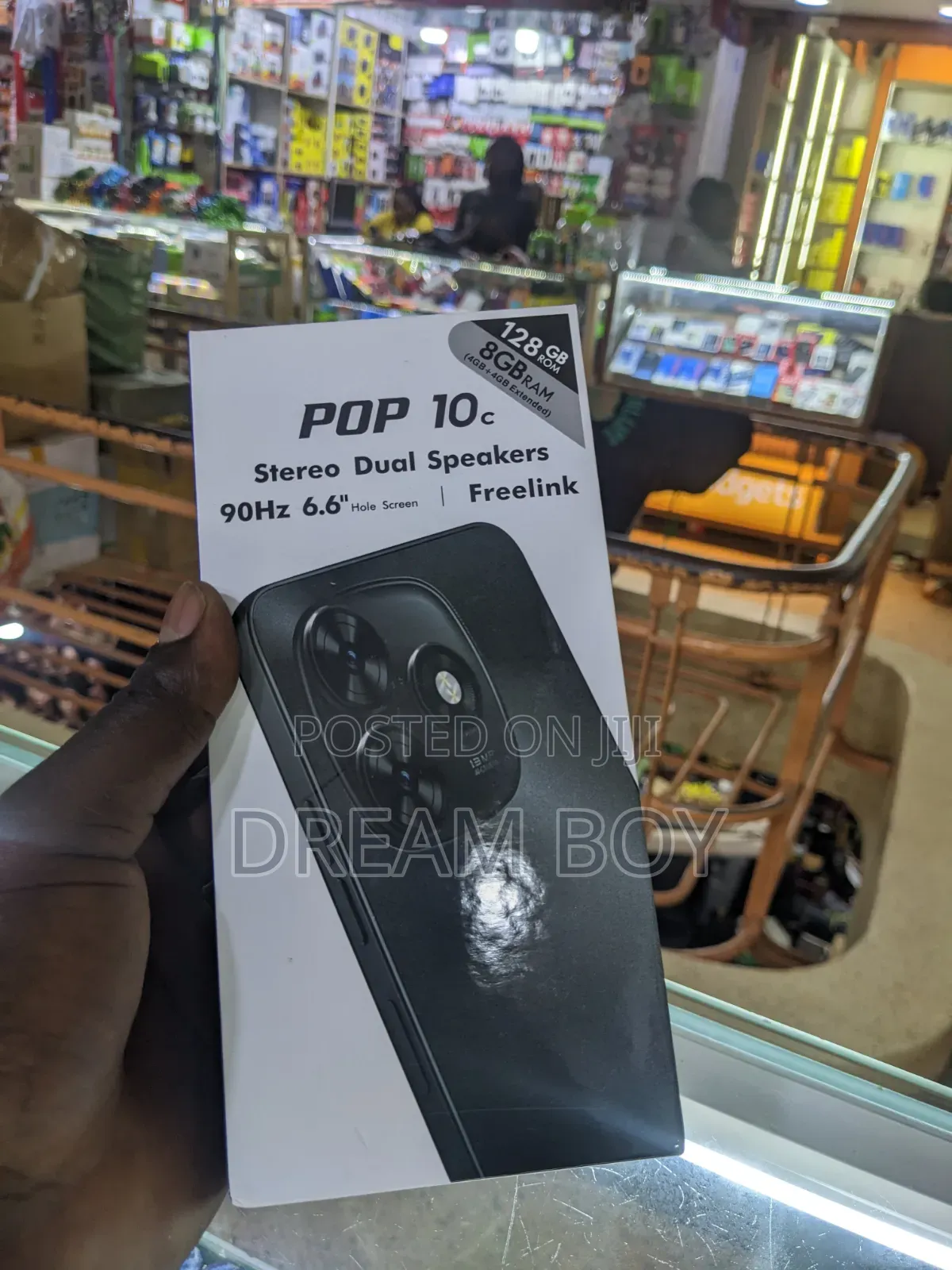 New Tecno Pop 10C 128 GB Black