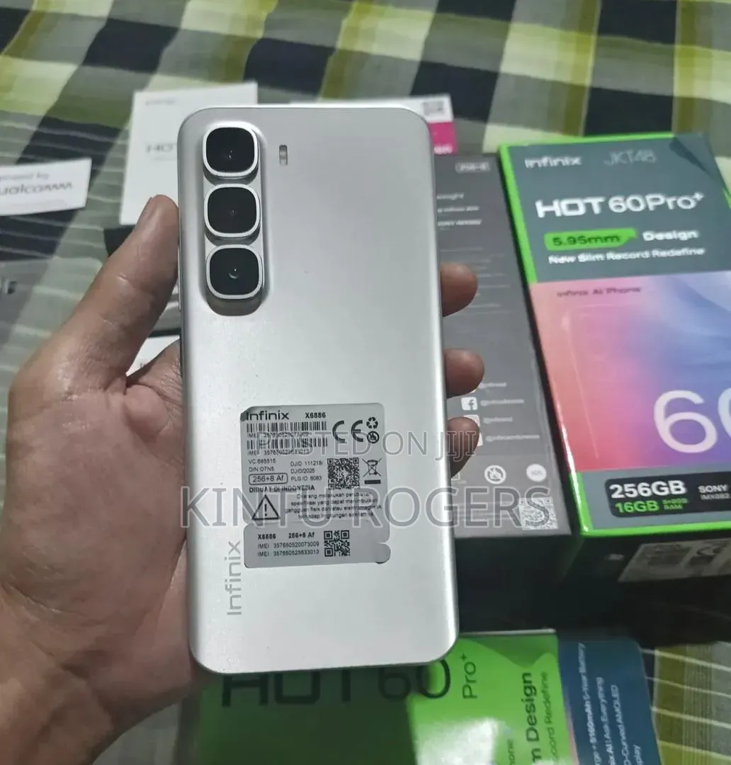 New Infinix Hot 60 Pro+ 256 GB Silver