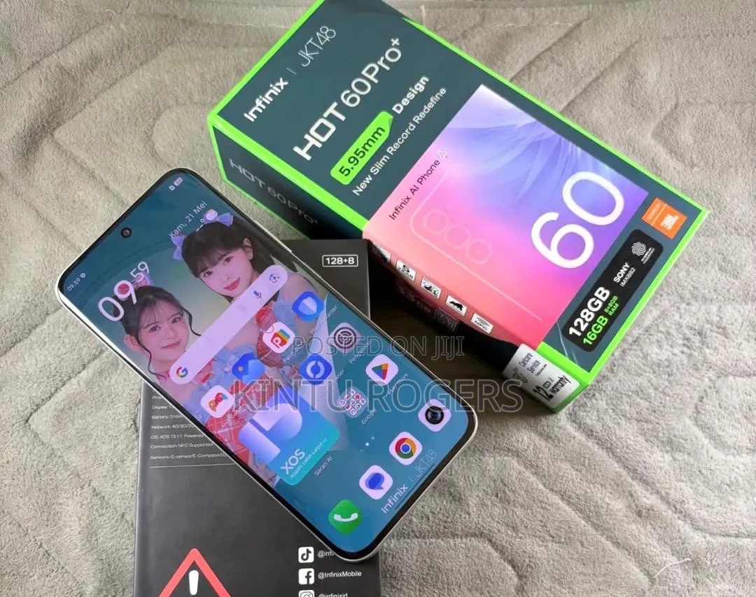 New Infinix Hot 60 Pro+ 256 GB Silver