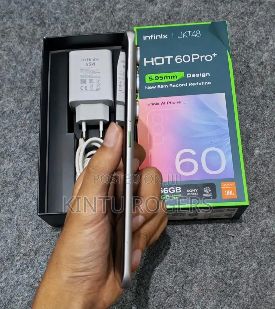 New Infinix Hot 60 Pro+ 256 GB Silver