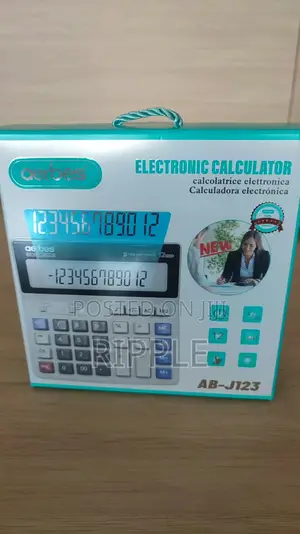 12-Digit Electronic Desktop Calculator – Large Display