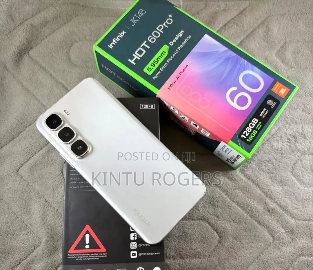 New Infinix Hot 60 Pro+ 256 GB Silver
