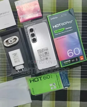 New Infinix Hot 60 Pro+ 256 GB Silver
