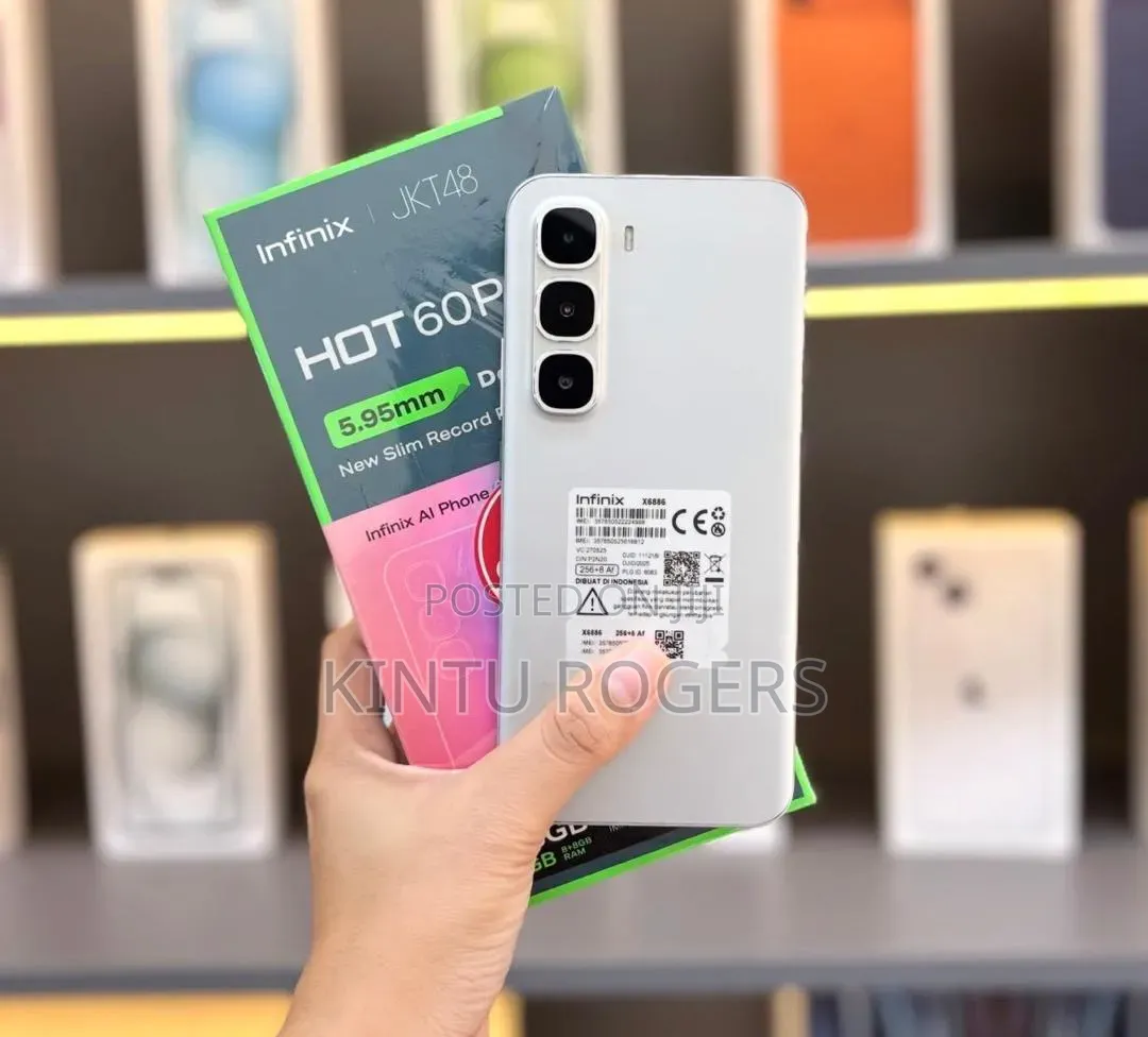 New Infinix Hot 60 Pro+ 256 GB White