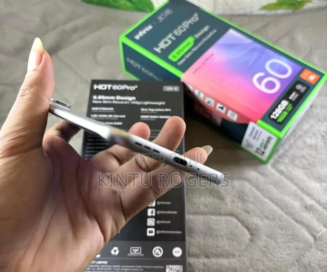 New Infinix Hot 60 Pro+ 256 GB Silver