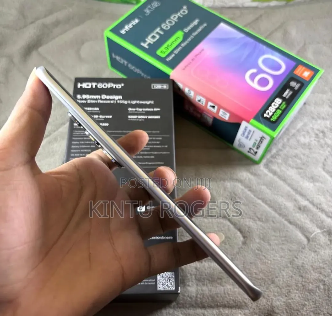 New Infinix Hot 60 Pro+ 256 GB Silver