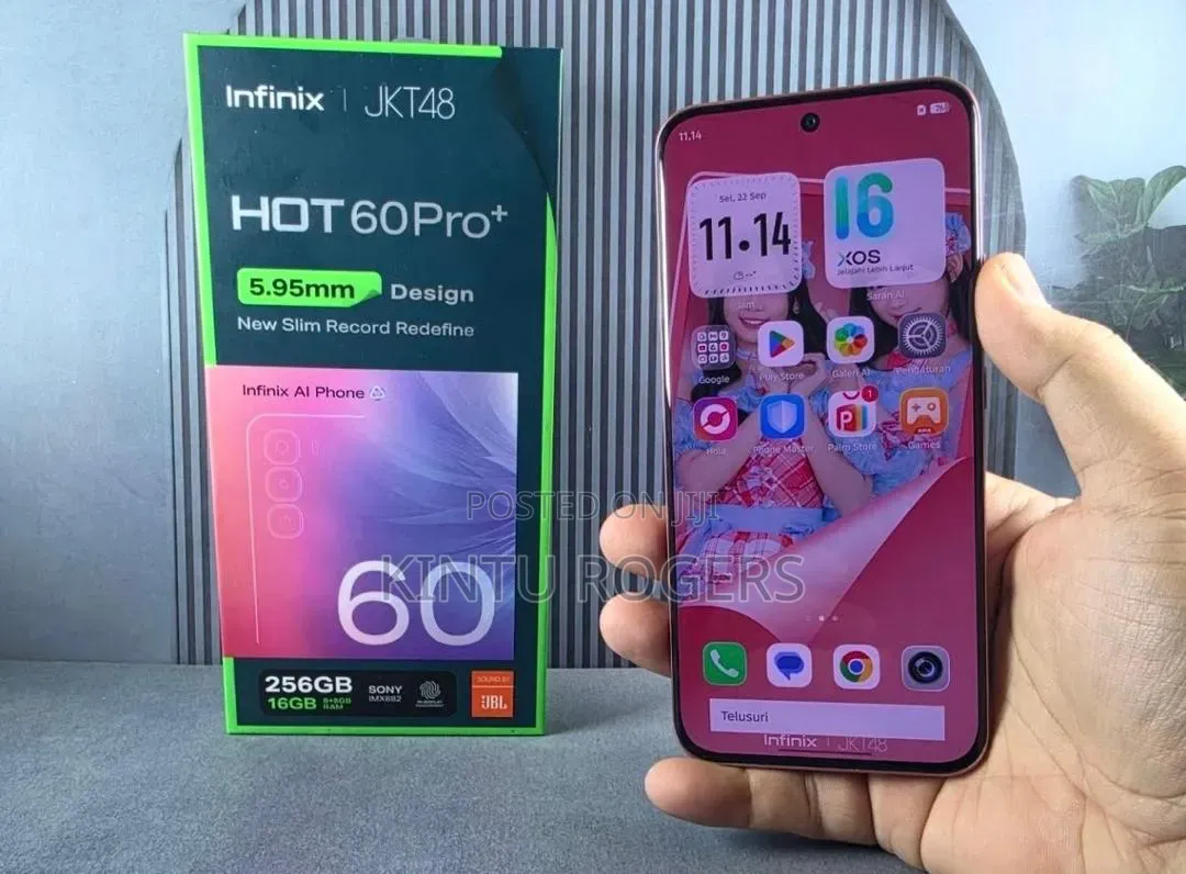 New Infinix Hot 60 Pro+ 256 GB Black
