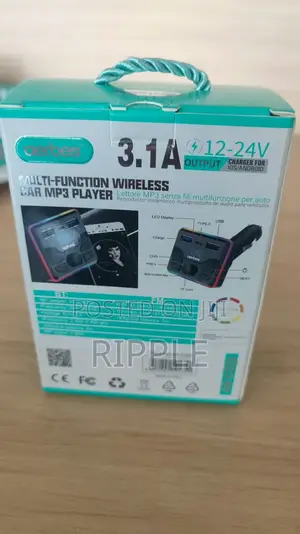 Bluetooth FM Car MP3 Player – Dual USB & Fast Charging