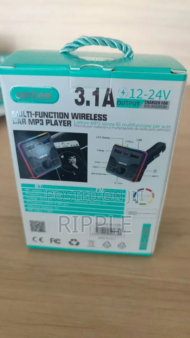 Bluetooth FM Car MP3 Player – Dual USB & Fast Charging