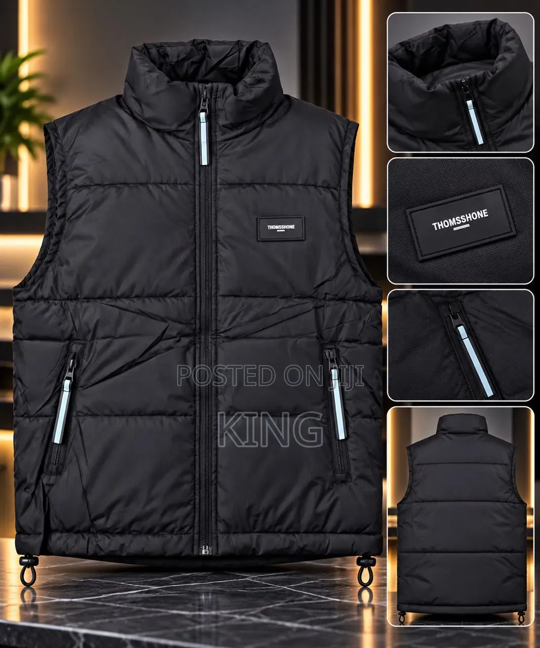 Men's Casual Puffer Jacket (Sleeveless Down/Padded Vests)