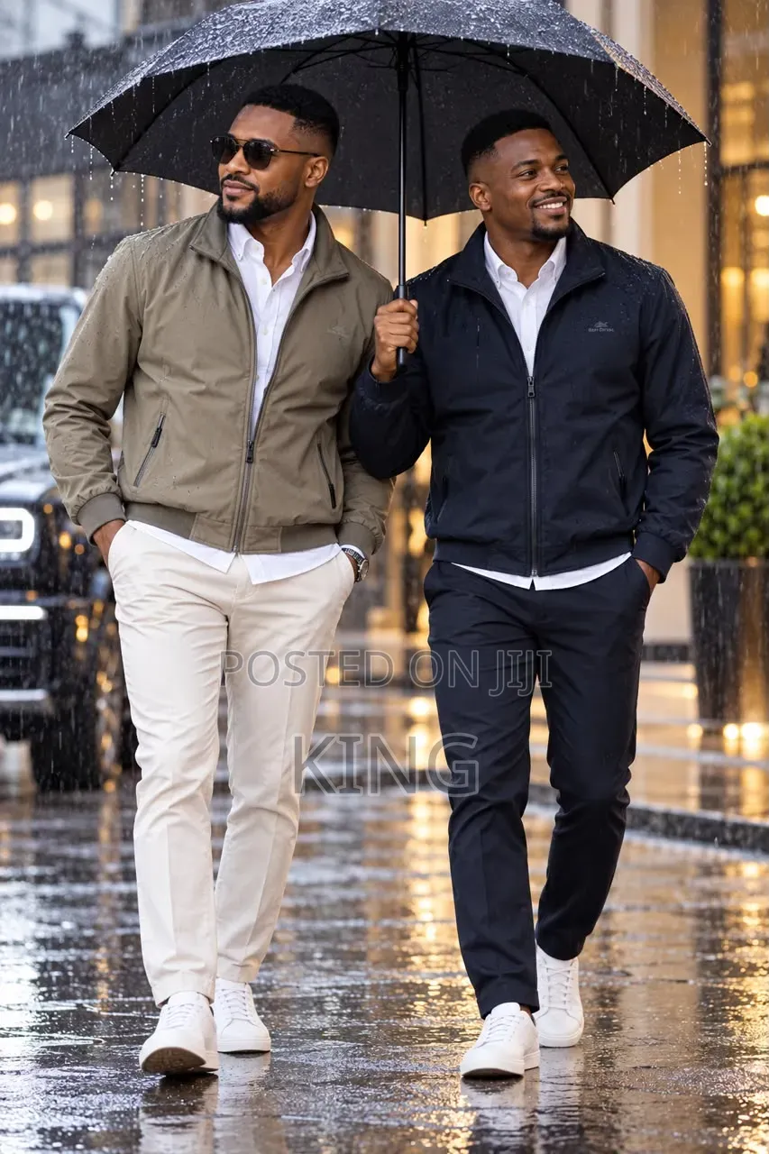 Men's Casual Zip-Up Bomber Jackets