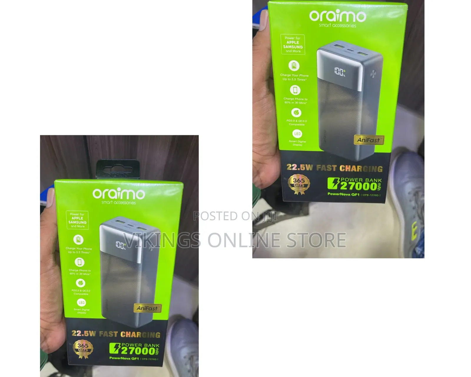 Oraimo 27000mAh With Display