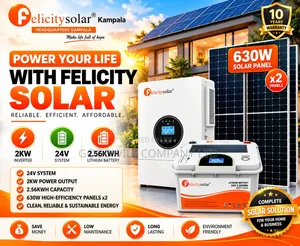 2kva 2.5kwh 24v Felicity Megasun Hybrid/Lithium Solar System Kit