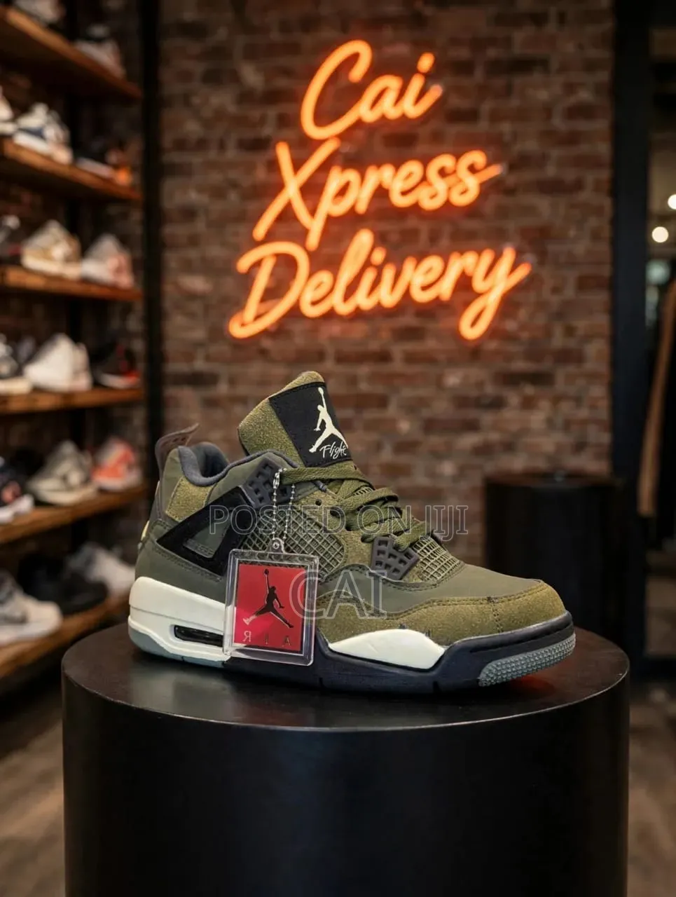Air Jordan 4 Retro SE Craft "Medium Olive"