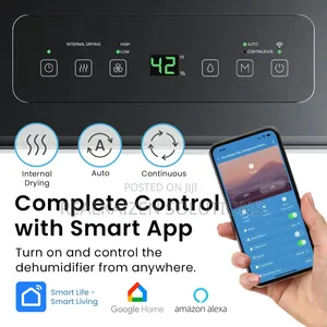 UK PRO BREEZE 30L Smart Compressor Dehumidifier With App| Wi-Fi,