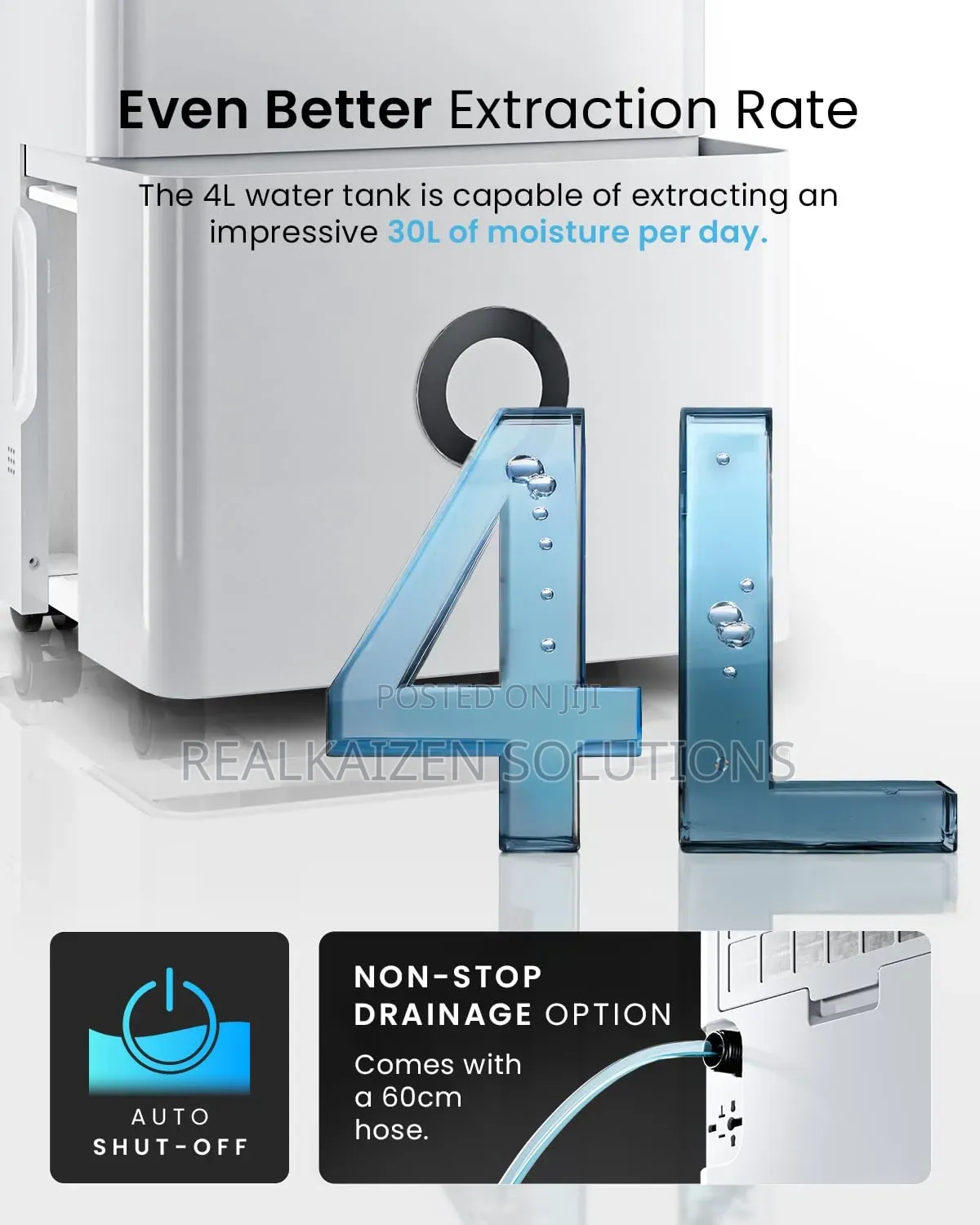 UK PRO BREEZE 30L Smart Compressor Dehumidifier With App| Wi-Fi,