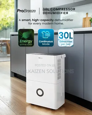 UK PRO BREEZE 30L Smart Compressor Dehumidifier With App| Wi-Fi,