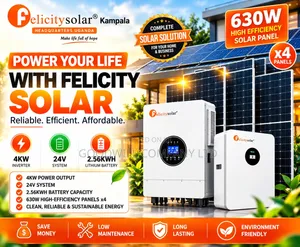 2.5kwh 4kw 24v Felicity Massive Energy Hybrid/Lithium Solar System