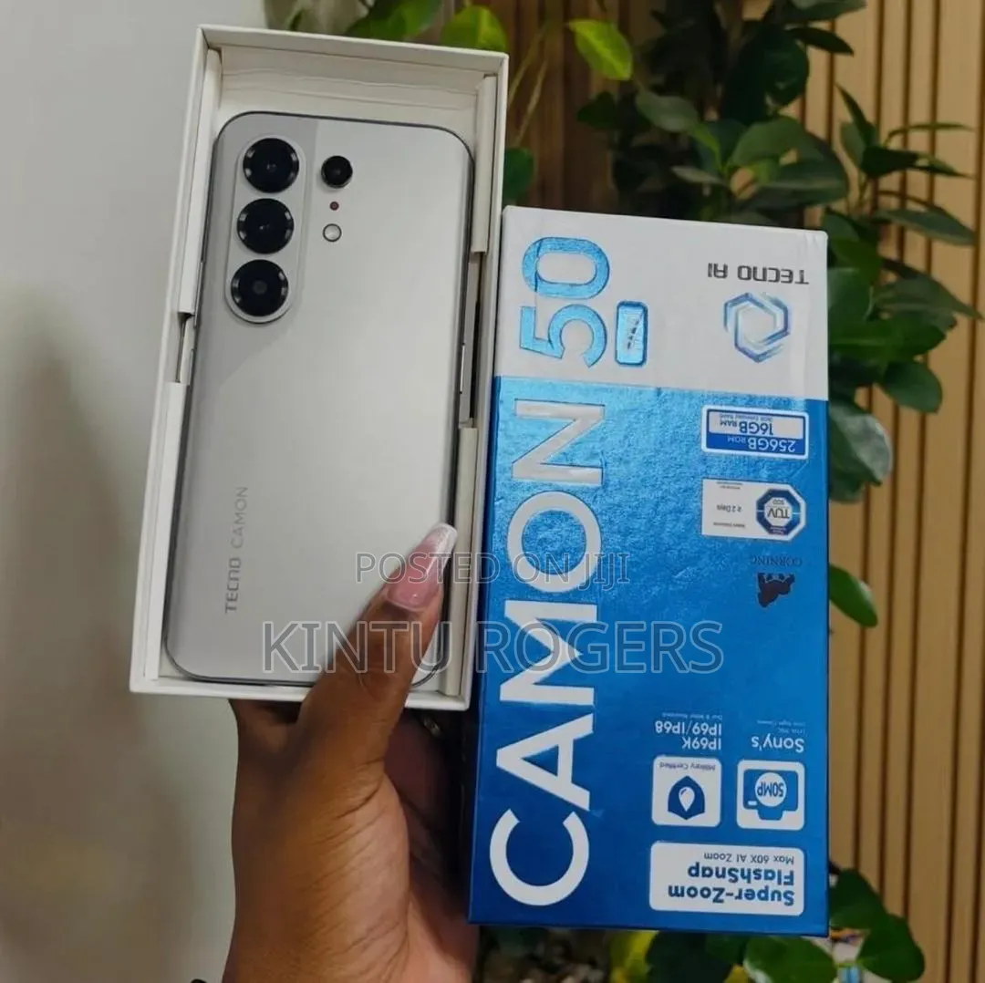 New Tecno Camon 50 Pro 256 GB Silver