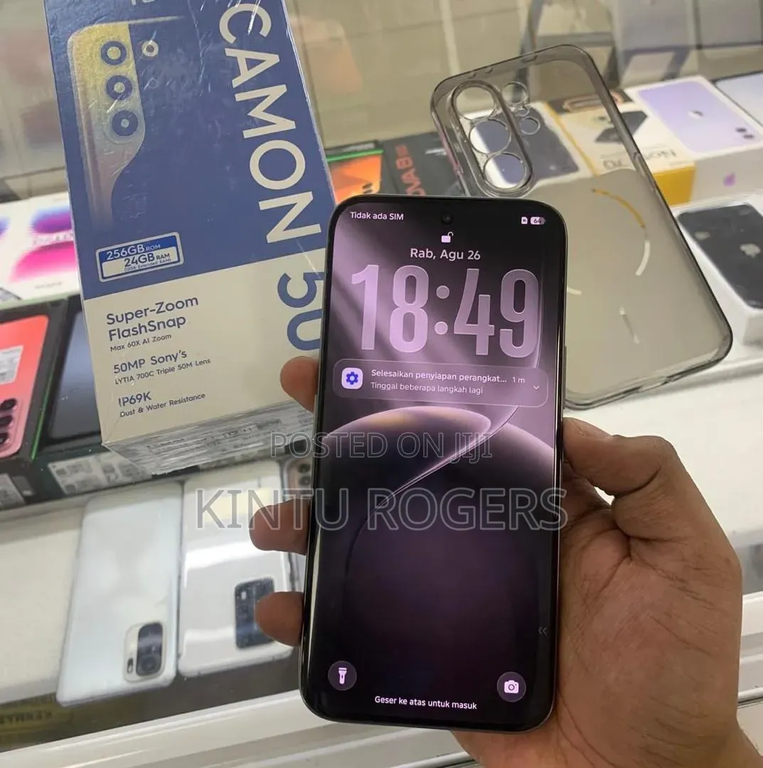 New Tecno Camon 50 Pro 256 GB Silver
