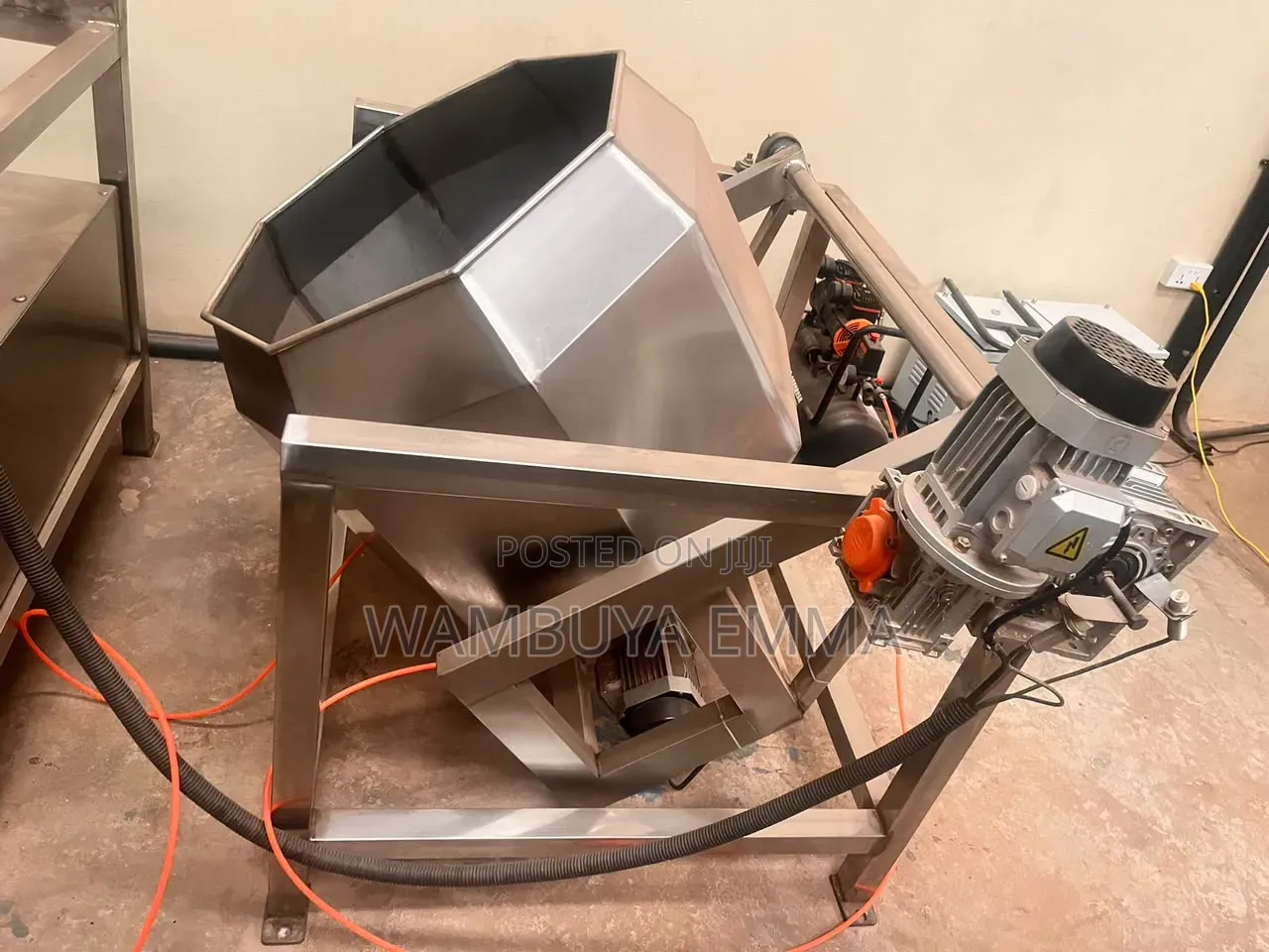 Octagonal Seasoning Drum/Flavour Mixing Machine. Chips Seasoning Machi