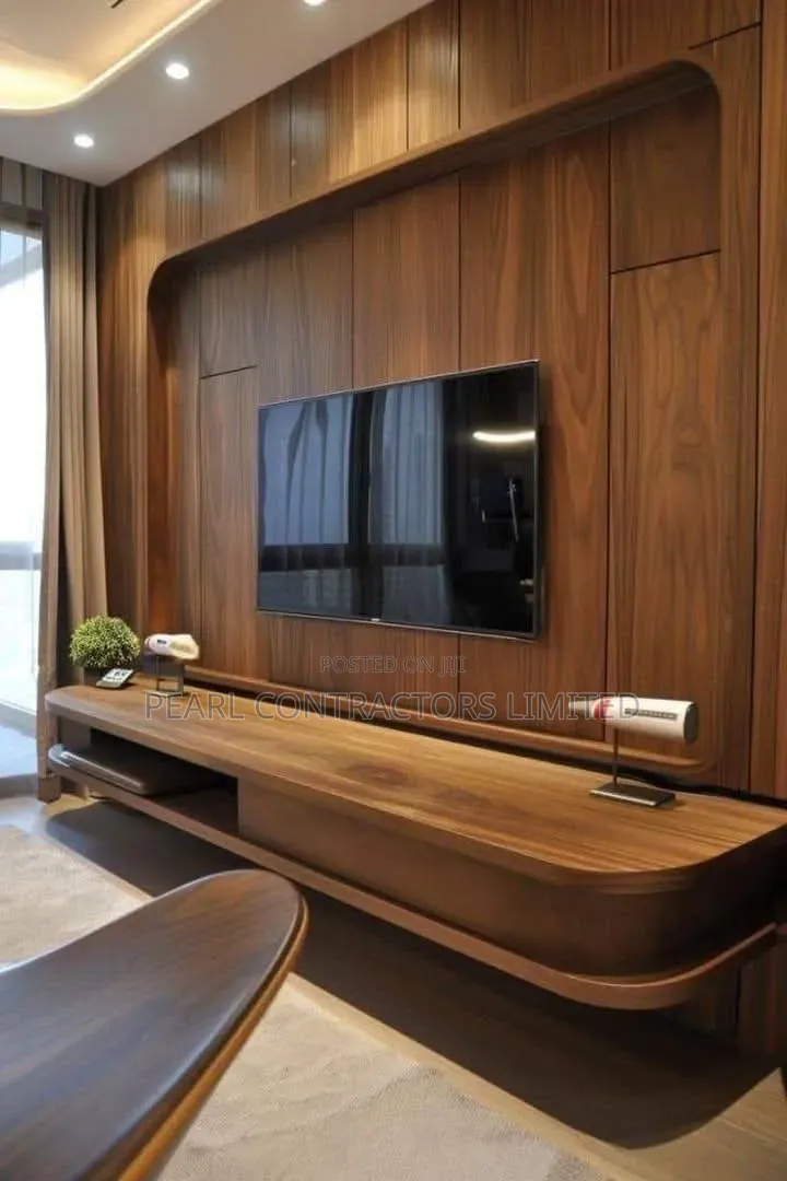 Solid Wood Wall Unit TV Stand Cabinets in Any Colour From 3,500,000/-