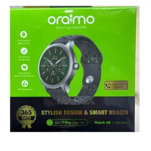 Oraimo Smartwatch 6R It Features a 1.39" Display With Panda Glass