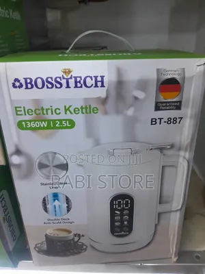 Bosstech 2.5 Liters Automatic Cordless Electric Smart Kettle