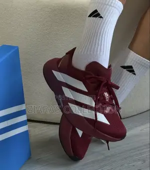 Burgundy and White Color Way Adidas Adizero Evo Sl Snea