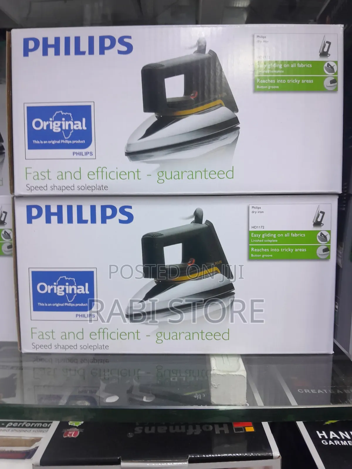 Phillips Original Dry Iron Comes With 2 Years Warranty.