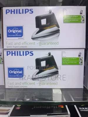 Phillips Original Dry Iron Comes With 2 Years Warranty.