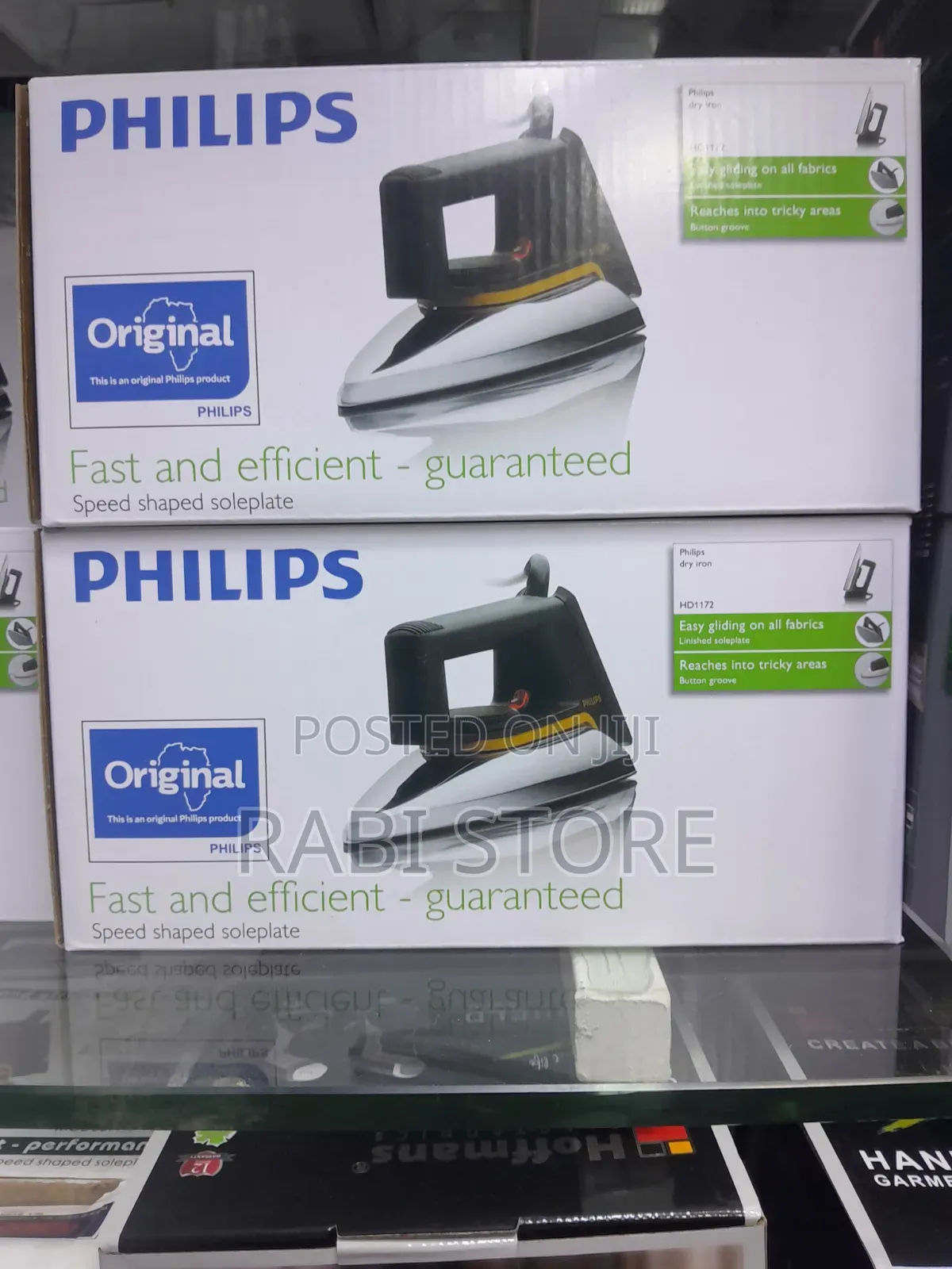Phillips Original Dry Iron Comes With 2 Years Warranty.