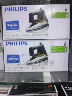 Phillips Original Dry Iron Comes With 2 Years Warranty.