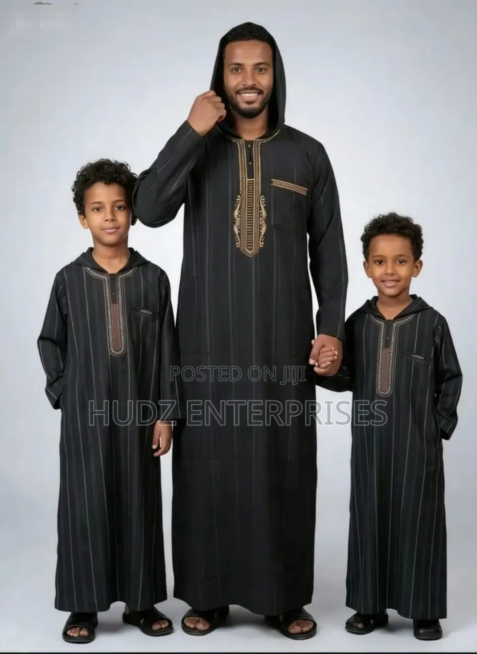 La Black Hoodie Swagger Kanzu