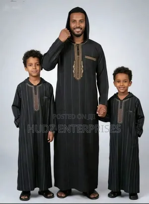 La Black Hoodie Swagger Kanzu