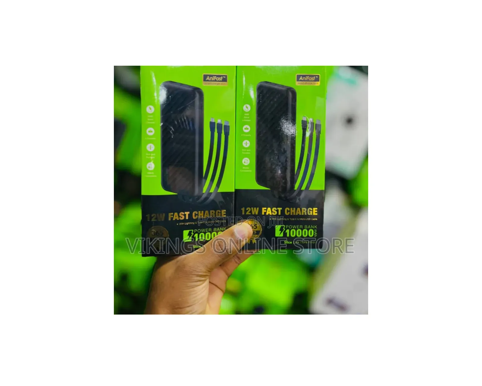 Oraimo SliceLink | OPB-P5101 10000mAh 12W Fast Charging Power Bank
