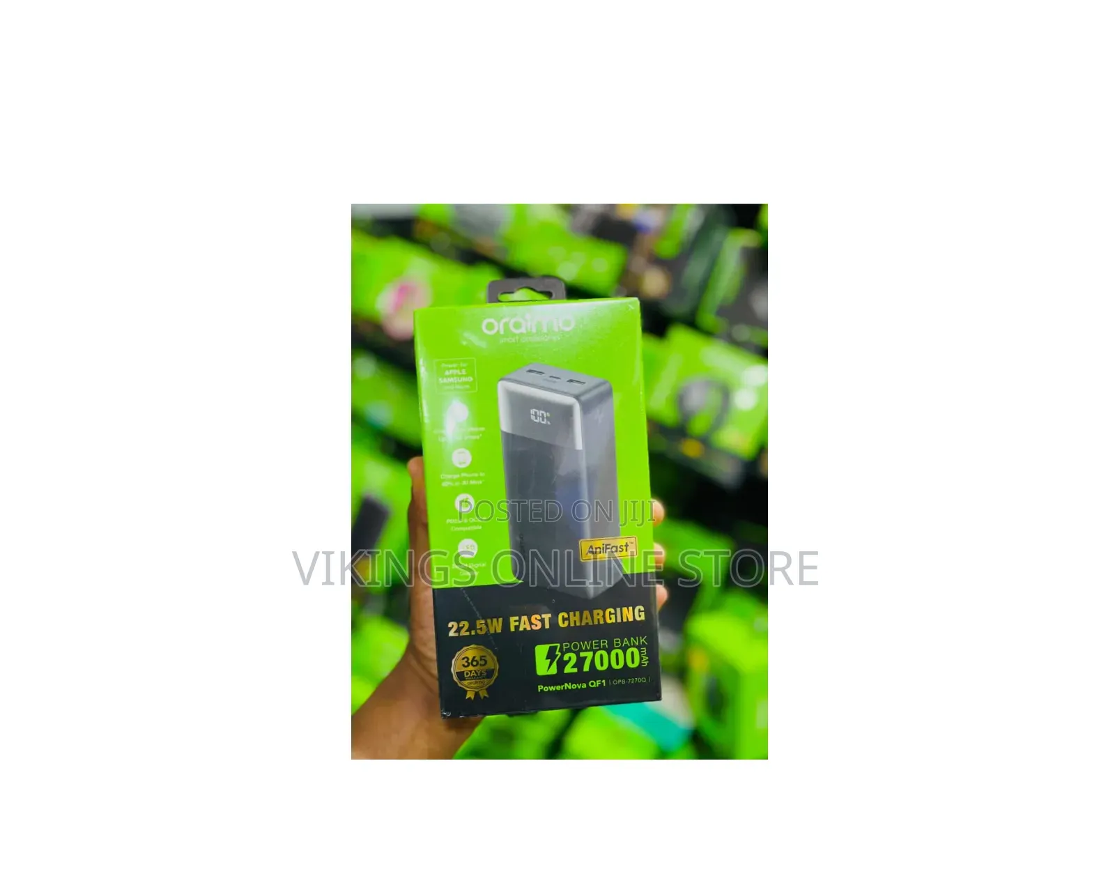  Oraimo PowerNova QF1 | OPB-7270Q | PD3.0 22.5W Fast Charging