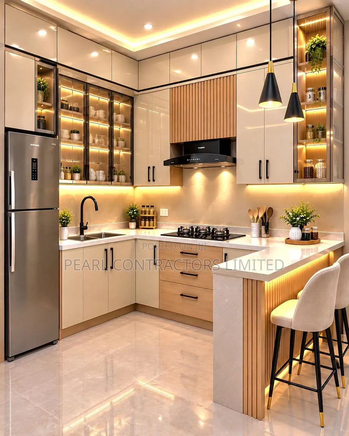 Kitchen Cabinets/Alfajiir Modern Kitchen Cabinets From 8,000,000/-
