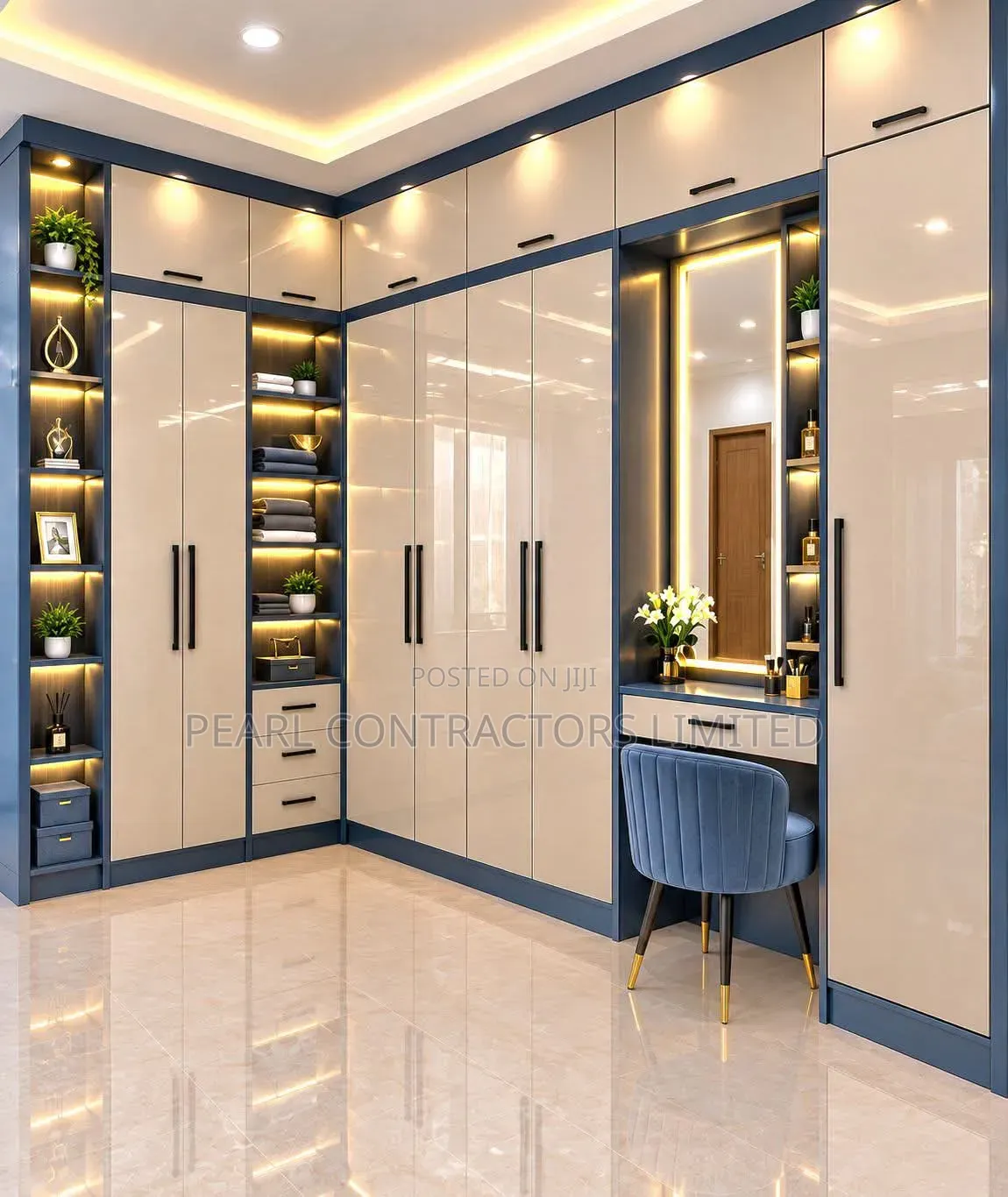Wardrobes/L Shape Executive Wardrobes 1,000,00/- Per Running Meter