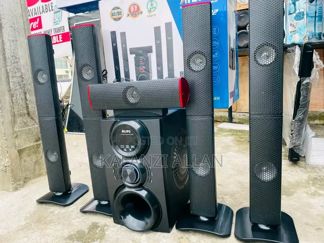 5.1ch Quality Bass Home Theater With 2 Tall Boys