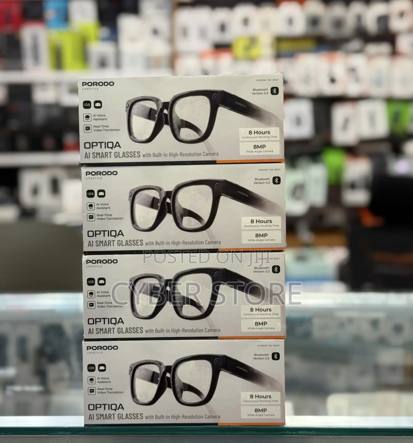 Porodo Lifestyle OPTIQA AI Smart Glasses