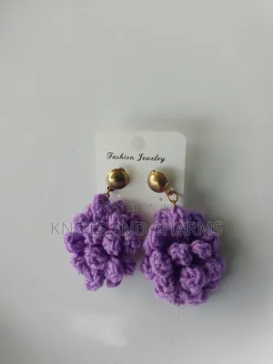 Crotchet Floral Earrings