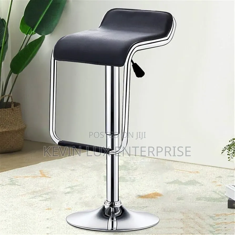Adjustable Modern Bar Stool Faux Leather