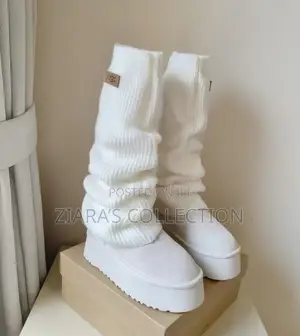 White UGG Women’s Classic Mini Dipper Leg Warmer
