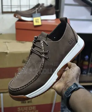 Brown Carterpillar (CAT) Casual Low Cat Leather Shoes