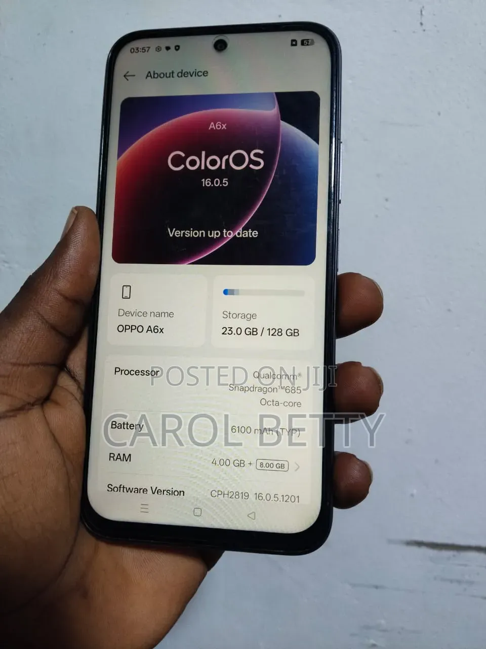 Oppo A6 256 GB Gray