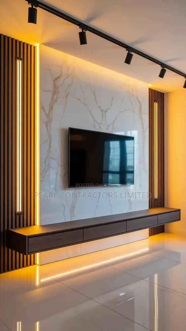 TV Stands/Marble Sheet Wall Unit TV Cabinets in Any Colour 2,500,000/-